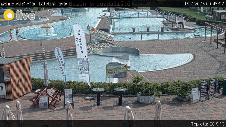 Aquapark Olešná - Letní aquapark - 15.7.2025 v 09:45 Aquapark Olešná - Letní aquapark - 15.7.2025 v 09:45