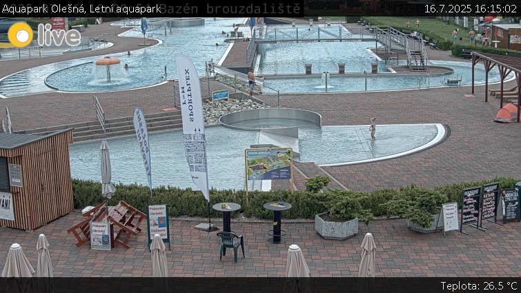 Aquapark Olešná - Letní aquapark - 16.7.2025 v 16:15 Aquapark Olešná - Letní aquapark - 16.7.2025 v 16:15