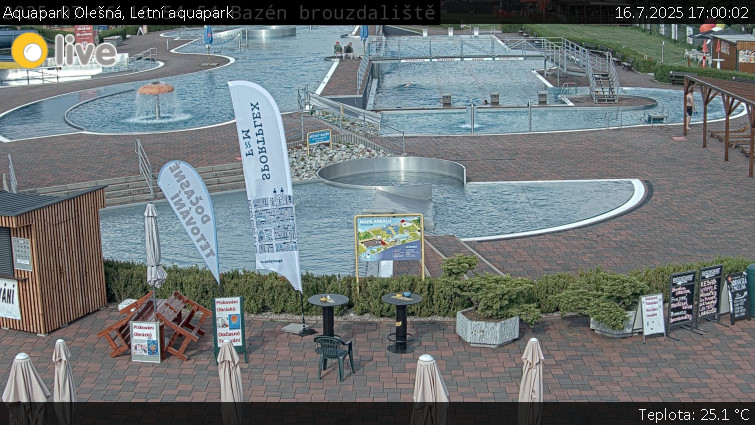 Aquapark Olešná - Letní aquapark - 16.7.2025 v 17:00 Aquapark Olešná - Letní aquapark - 16.7.2025 v 17:00