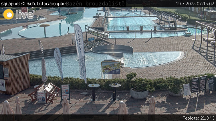 Aquapark Olešná - Letní aquapark - 19.7.2025 v 07:15 Aquapark Olešná - Letní aquapark - 19.7.2025 v 07:15