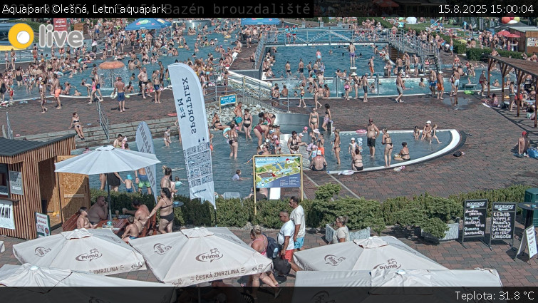 Aquapark Olešná - Letní aquapark - 15.8.2025 v 15:00