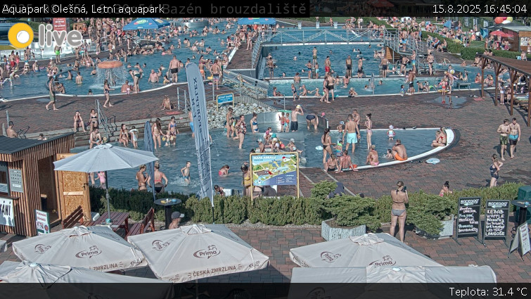 Aquapark Olešná - Letní aquapark - 15.8.2025 v 16:45