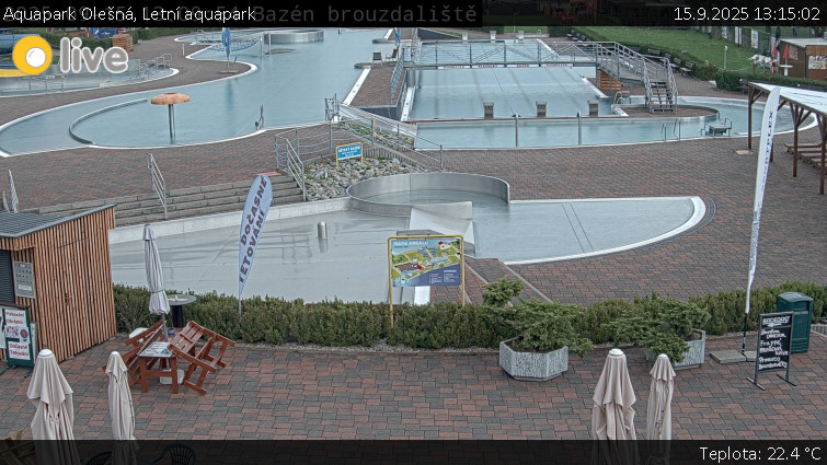 Aquapark Olešná - Letní aquapark - 15.9.2025 v 13:15 Aquapark Olešná - Letní aquapark - 15.9.2025 v 13:15