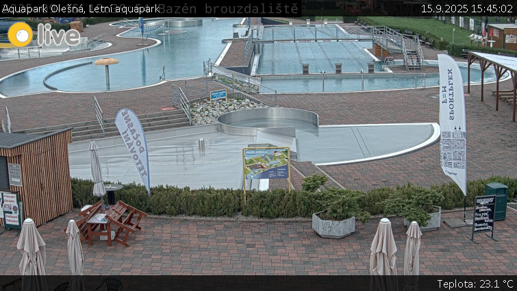 Aquapark Olešná - Letní aquapark - 15.9.2025 v 15:45 Aquapark Olešná - Letní aquapark - 15.9.2025 v 15:45