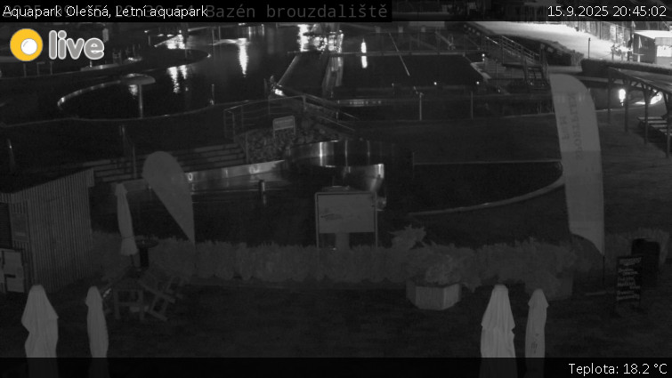 Aquapark Olešná - Letní aquapark - 15.9.2025 v 20:45