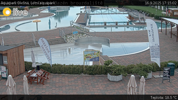 Aquapark Olešná - Letní aquapark - 16.9.2025 v 17:15