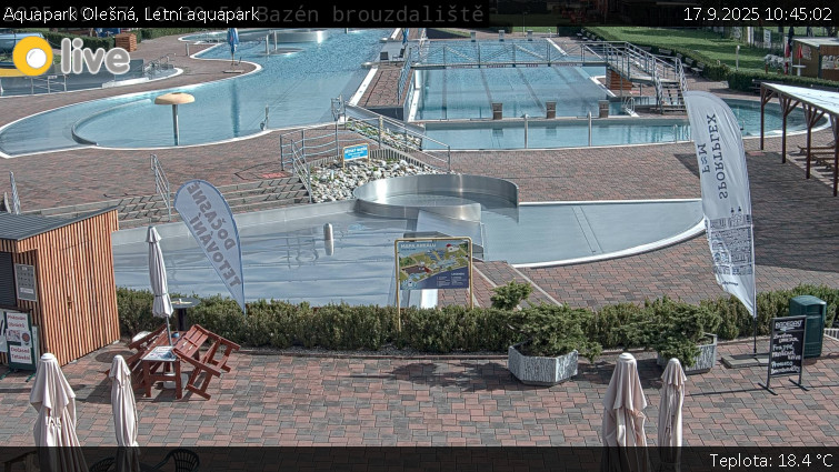 Aquapark Olešná - Letní aquapark - 17.9.2025 v 10:45 Aquapark Olešná - Letní aquapark - 17.9.2025 v 10:45
