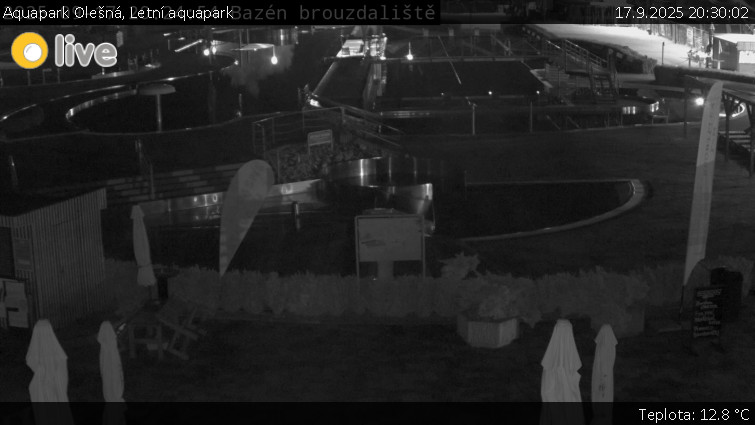 Aquapark Olešná - Letní aquapark - 17.9.2025 v 20:30