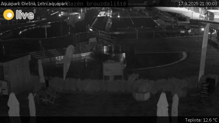 Aquapark Olešná - Letní aquapark - 17.9.2025 v 21:30