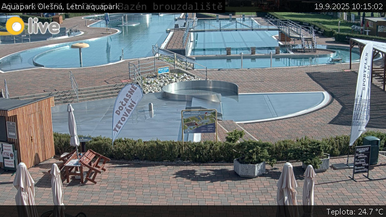 Aquapark Olešná - Letní aquapark - 19.9.2025 v 10:15
