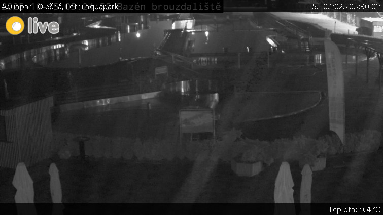Aquapark Olešná - Letní aquapark - 15.10.2025 v 05:30 Aquapark Olešná - Letní aquapark - 15.10.2025 v 05:30