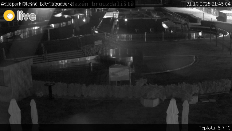 Aquapark Olešná - Letní aquapark - 31.10.2025 v 21:45 Aquapark Olešná - Letní aquapark - 31.10.2025 v 21:45