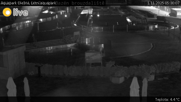 Aquapark Olešná - Letní aquapark - 1.11.2025 v 05:30
