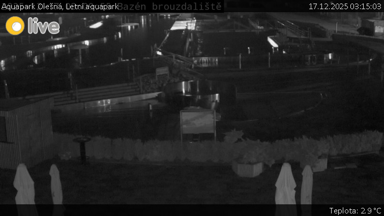 Aquapark Olešná - Letní aquapark - 17.12.2025 v 03:15