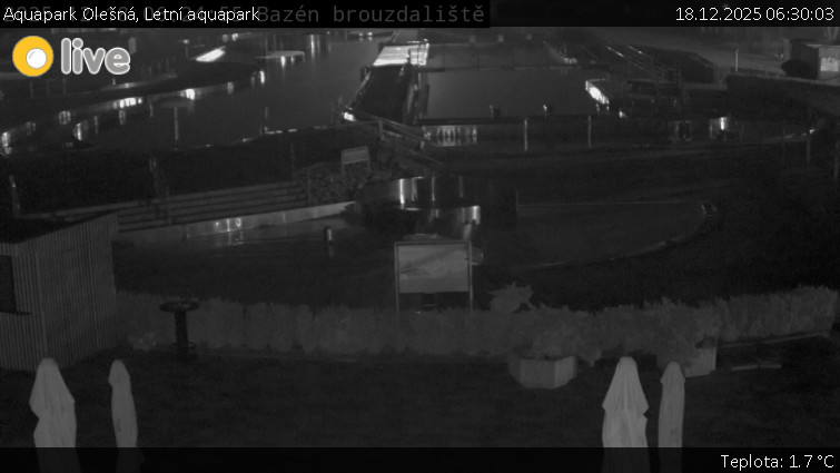 Aquapark Olešná - Letní aquapark - 18.12.2025 v 06:30