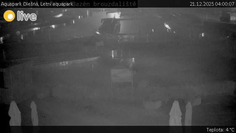Aquapark Olešná - Letní aquapark - 21.12.2025 v 04:00