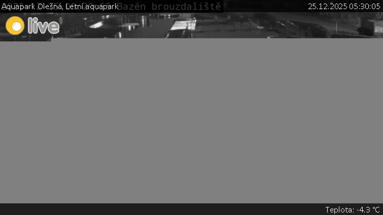 Aquapark Olešná - Letní aquapark - 25.12.2025 v 05:30