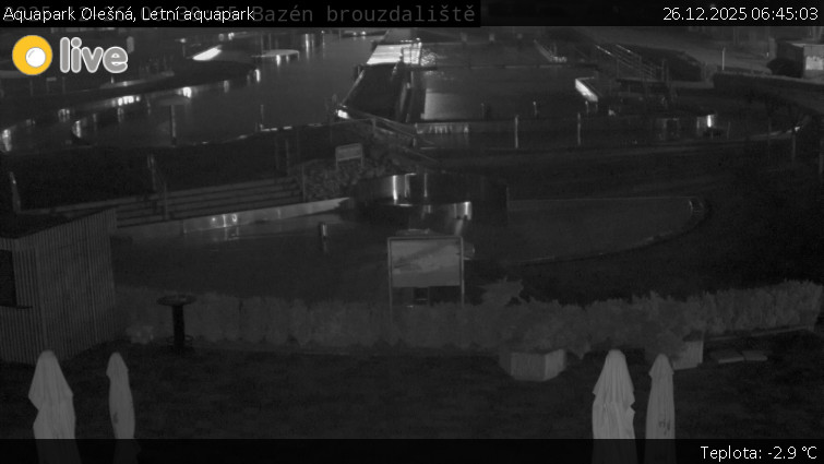Aquapark Olešná - Letní aquapark - 26.12.2025 v 06:45
