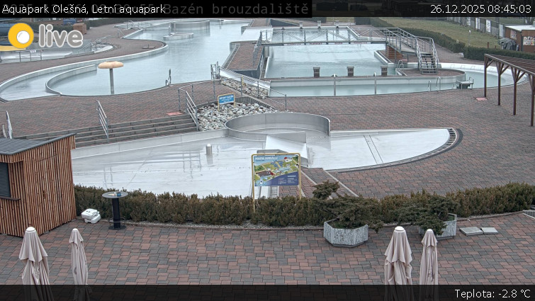Aquapark Olešná - Letní aquapark - 26.12.2025 v 08:45