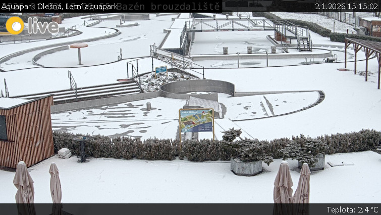 Aquapark Olešná - Letní aquapark - 2.1.2026 v 15:15