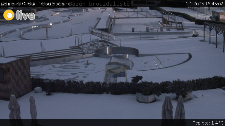 Aquapark Olešná - Letní aquapark - 2.1.2026 v 16:45