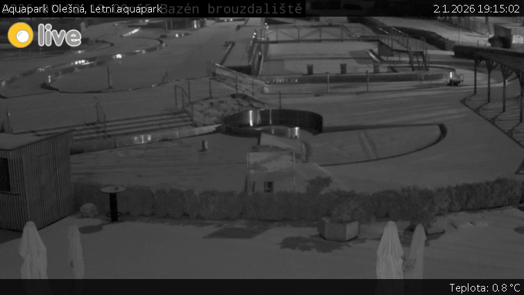 Aquapark Olešná - Letní aquapark - 2.1.2026 v 19:15
