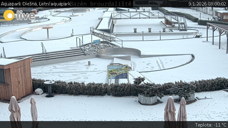 Aquapark Olešná - Letní aquapark - 9.1.2026 v 08:00