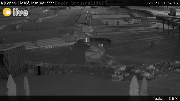 Aquapark Olešná - Letní aquapark - 12.1.2026 v 06:45