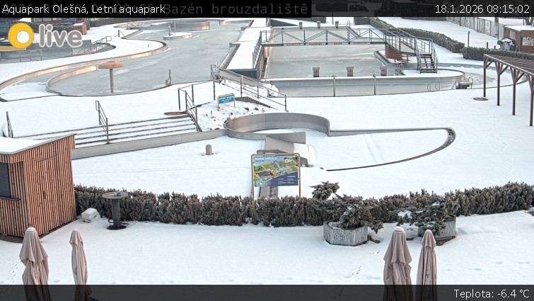 Aquapark Olešná - Letní aquapark - 18.1.2026 v 08:15