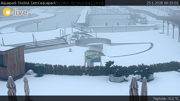 Aquapark Olešná - Letní aquapark - 25.1.2026 v 08:15
