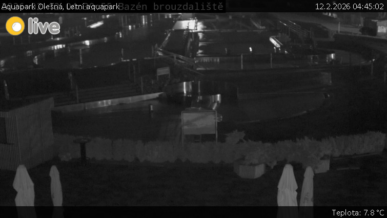Aquapark Olešná - Letní aquapark - 12.2.2026 v 04:45