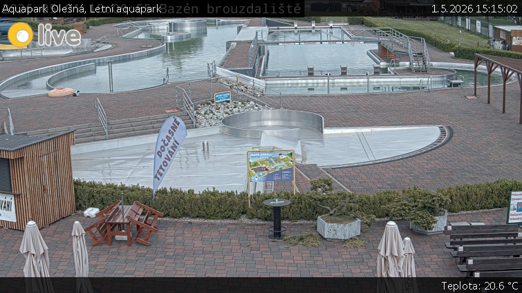 Aquapark Olešná - Letní aquapark - 1.5.2026 v 15:15