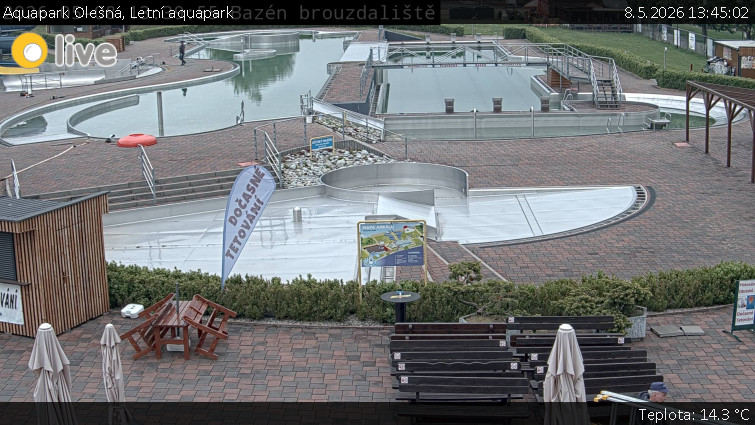 Aquapark Olešná - Letní aquapark - 8.5.2026 v 13:45