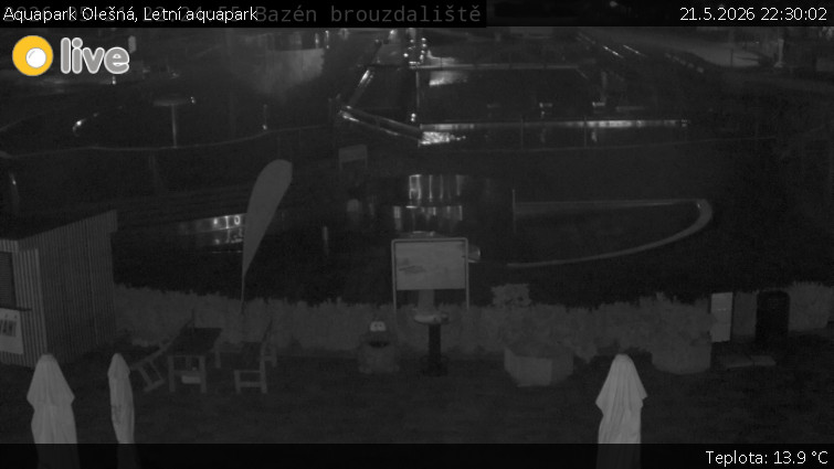 Aquapark Olešná - Letní aquapark - 21.5.2026 v 22:30