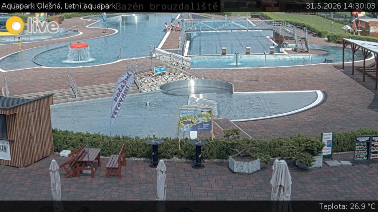 Aquapark Olešná - Letní aquapark - 31.5.2026 v 14:30