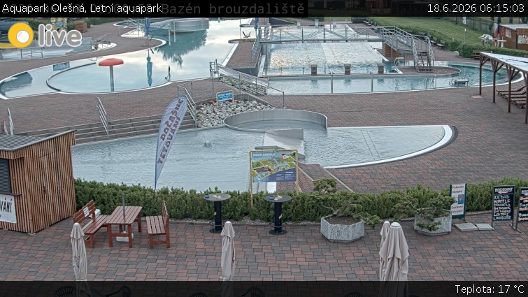 Aquapark Olešná - Letní aquapark - 18.6.2026 v 06:15