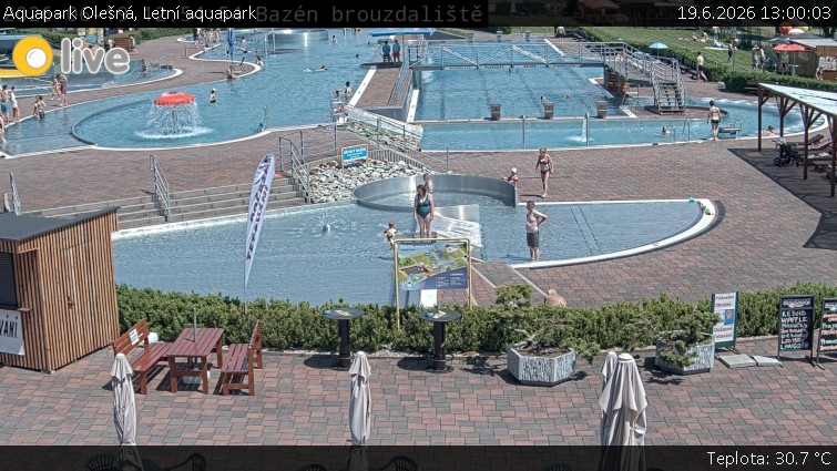 Aquapark Olešná - Letní aquapark - 19.6.2026 v 13:00