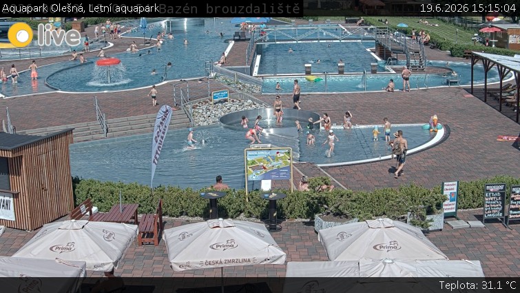 Aquapark Olešná - Letní aquapark - 19.6.2026 v 15:15