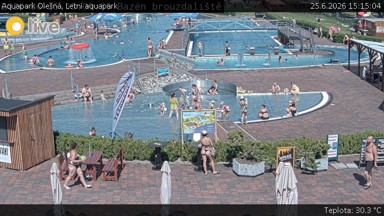 Aquapark Olešná - Letní aquapark - 25.6.2026 v 15:15