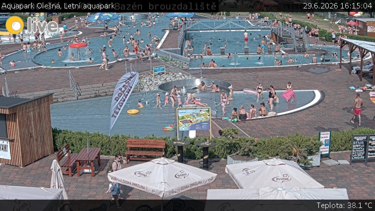 Aquapark Olešná - Letní aquapark - 29.6.2026 v 16:15