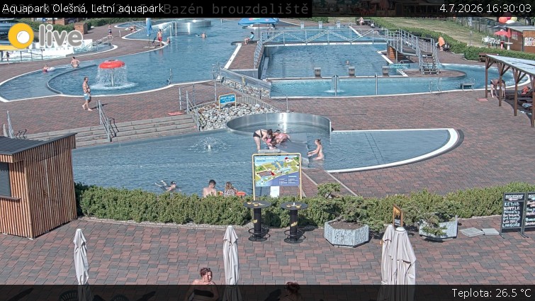 Aquapark Olešná - Letní aquapark - 4.7.2026 v 16:30
