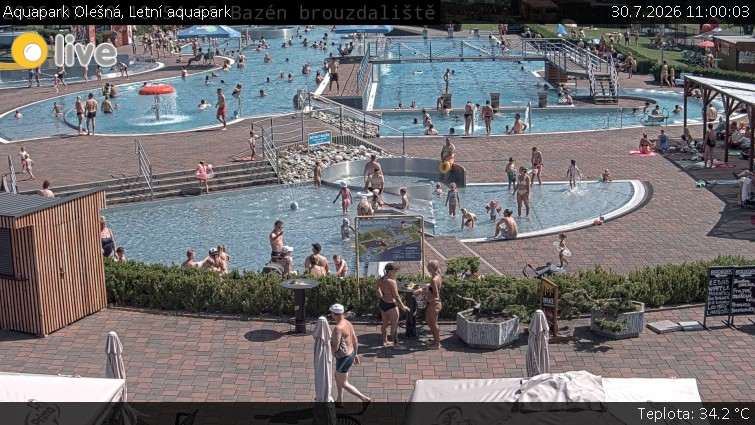 Aquapark Olešná - Letní aquapark - 30.7.2026 v 11:00