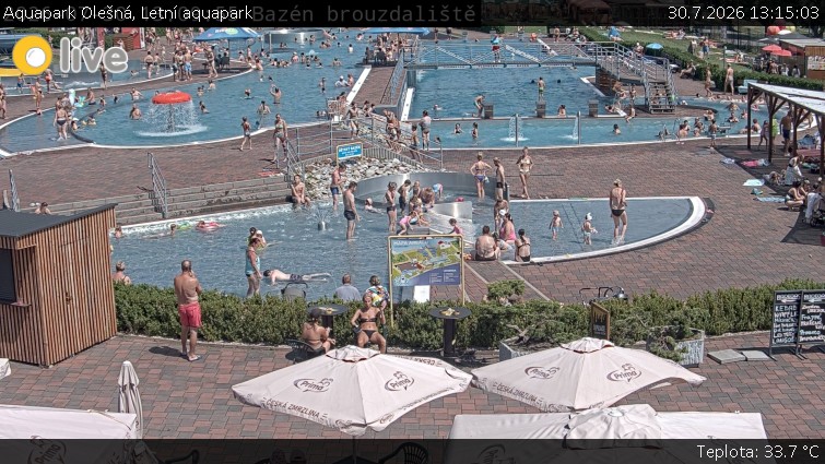 Aquapark Olešná - Letní aquapark - 30.7.2026 v 13:15