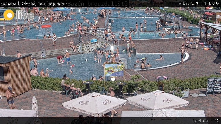 Aquapark Olešná - Letní aquapark - 30.7.2026 v 14:45