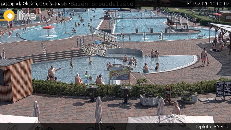 Aquapark Olešná - Letní aquapark - 31.7.2026 v 10:00