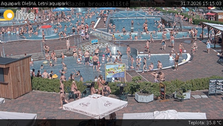Aquapark Olešná - Letní aquapark - 31.7.2026 v 15:15