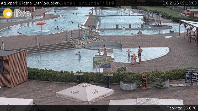 Aquapark Olešná - Letní aquapark - 1.8.2026 v 09:15