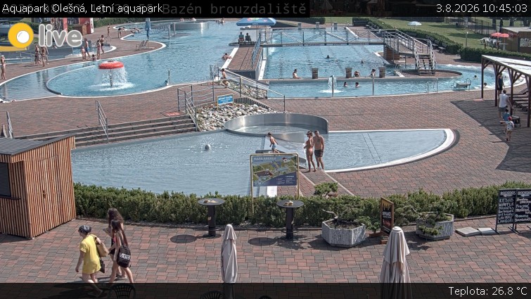 Aquapark Olešná - Letní aquapark - 3.8.2026 v 10:45