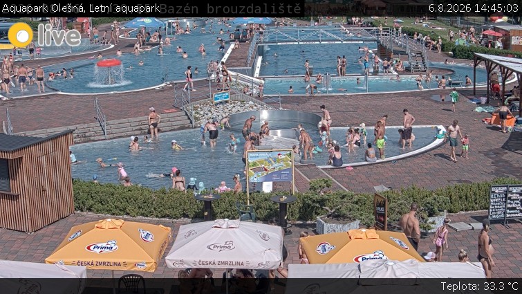 Aquapark Olešná - Letní aquapark - 6.8.2026 v 14:45