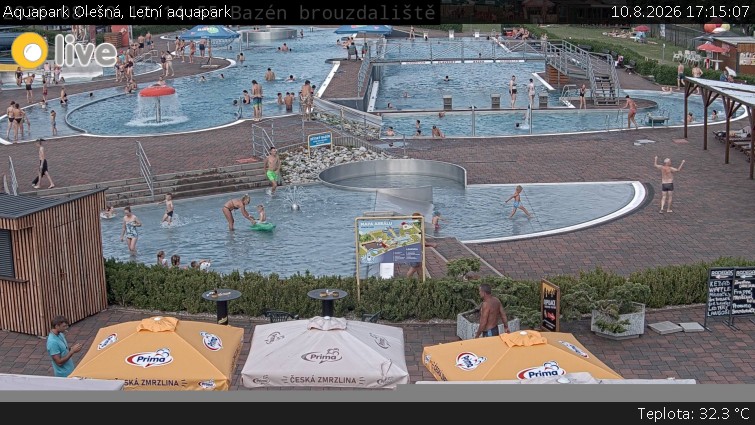 Aquapark Olešná - Letní aquapark - 10.8.2026 v 17:15